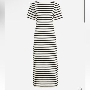 Jcrew Classic mariner cloth dress in stripe